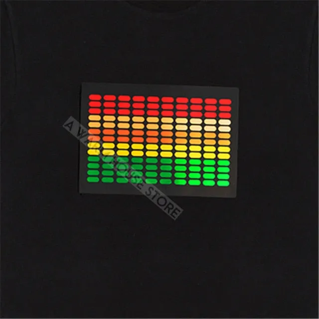 LED Badge Glowing Badges on Backpack Neon Party Glow Clothing Accessories Luminous Clothes Props patches Cotillon for Rave Tees