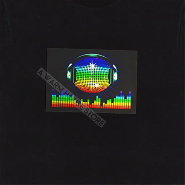 LED Badge Glowing Badges on Backpack Neon Party Glow Clothing Accessories Luminous Clothes Props patches Cotillon for Rave Tees