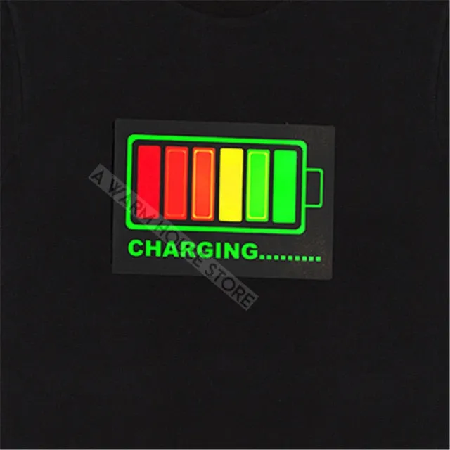 LED Badge Glowing Badges on Backpack Neon Party Glow Clothing Accessories Luminous Clothes Props patches Cotillon for Rave Tees