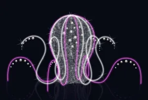 LED GIANT NEON OCTOPUS