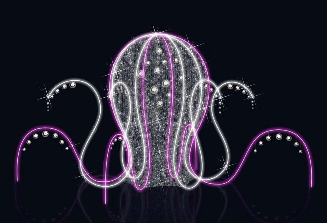LED GIANT NEON OCTOPUS