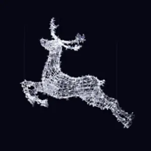 LED LEAPING REINDEER