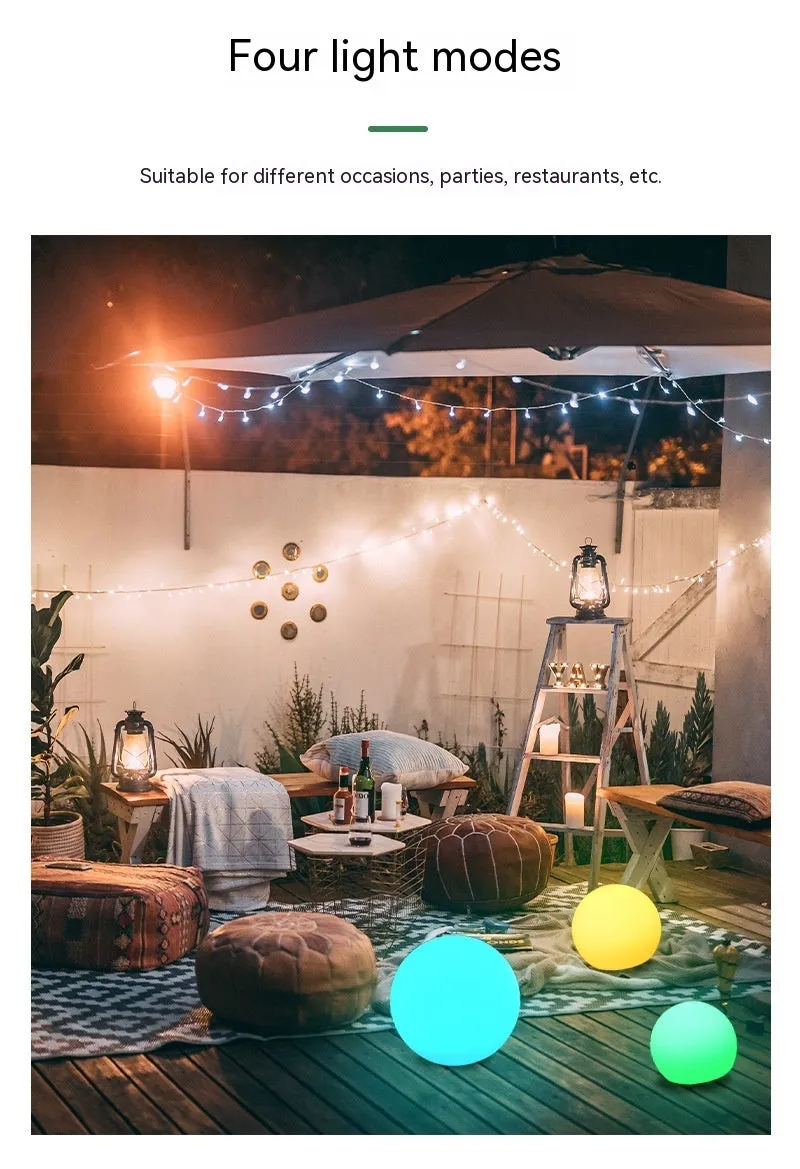 Led Luminous Ball Light Waterproof Solar Decorative Lamp Scene