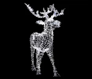 LED STANDING REINDEER - COOL WHITE