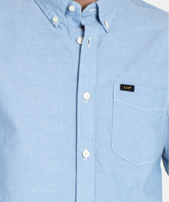 Lee Camicia da uomo manica lunga Button Down L880KUA29 prep blue