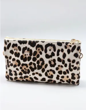 Liz Custom Collection Crossbody Bag Ivory Leopard