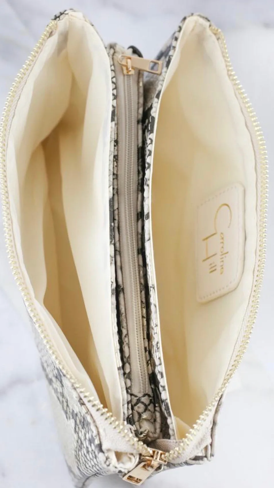Liz Custom Collection Crossbody Bag Ivory Leopard