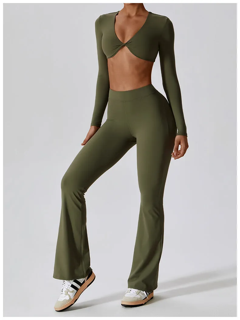 Long Sleeved Hug Me Bra Top