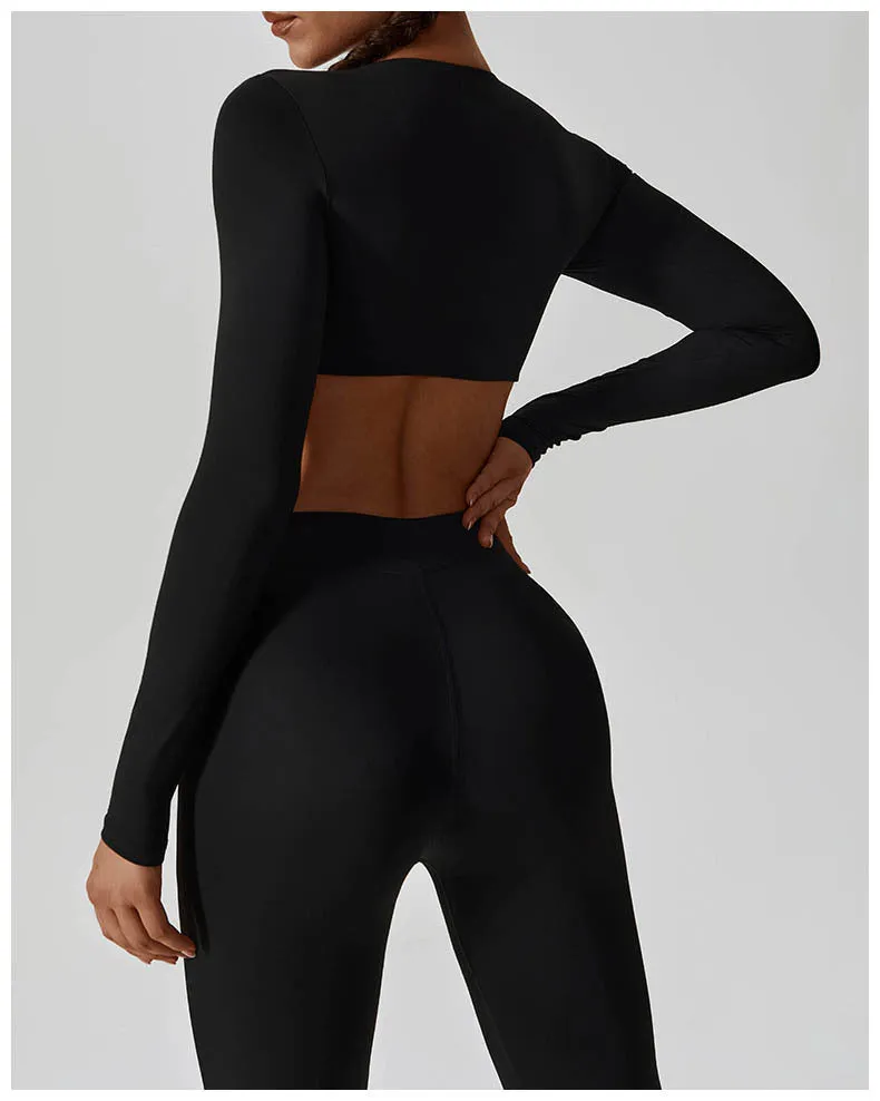 Long Sleeved Hug Me Bra Top