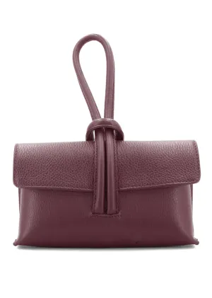Loop Handle Leather  Bag