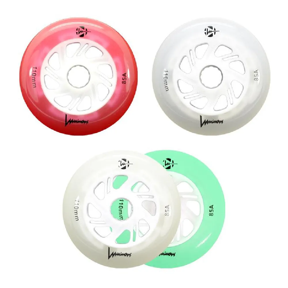 Luminous 110mm LED Light Up Inline Skate Wheel