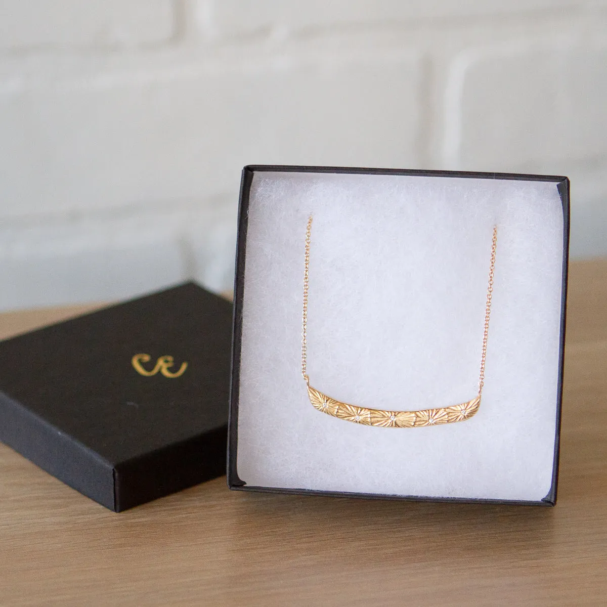 Luminous Bar Vermeil Necklace