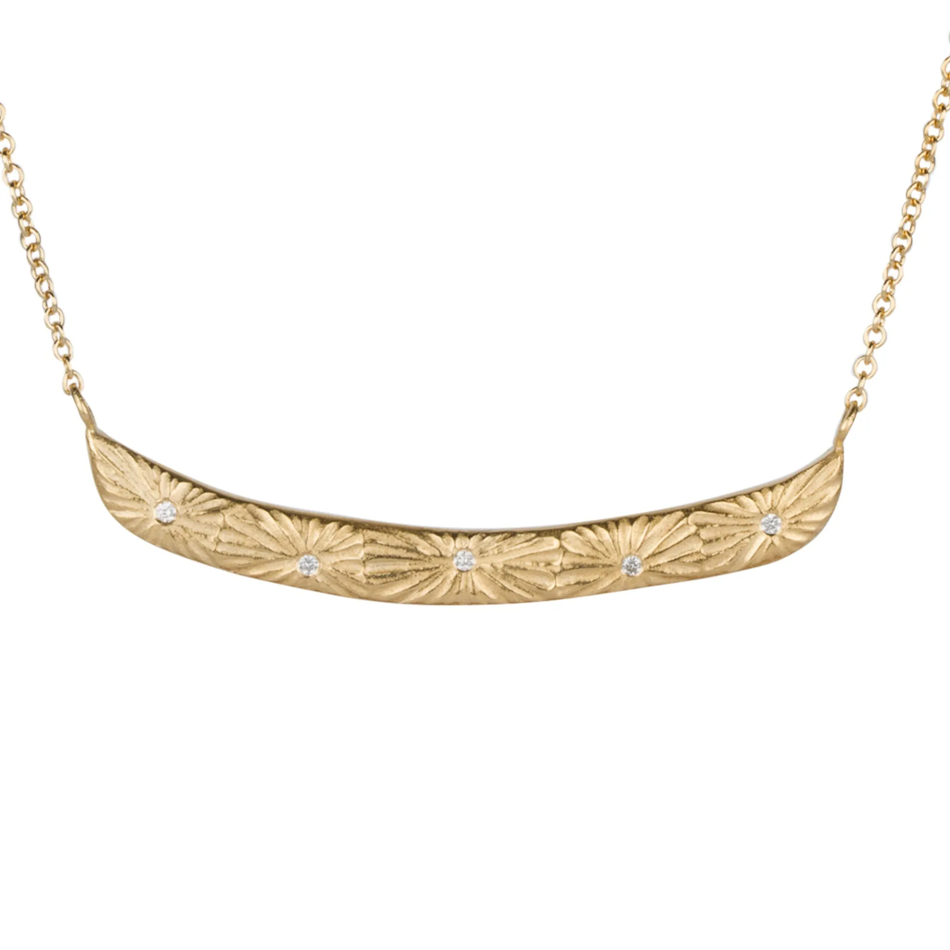 Luminous Bar Vermeil Necklace