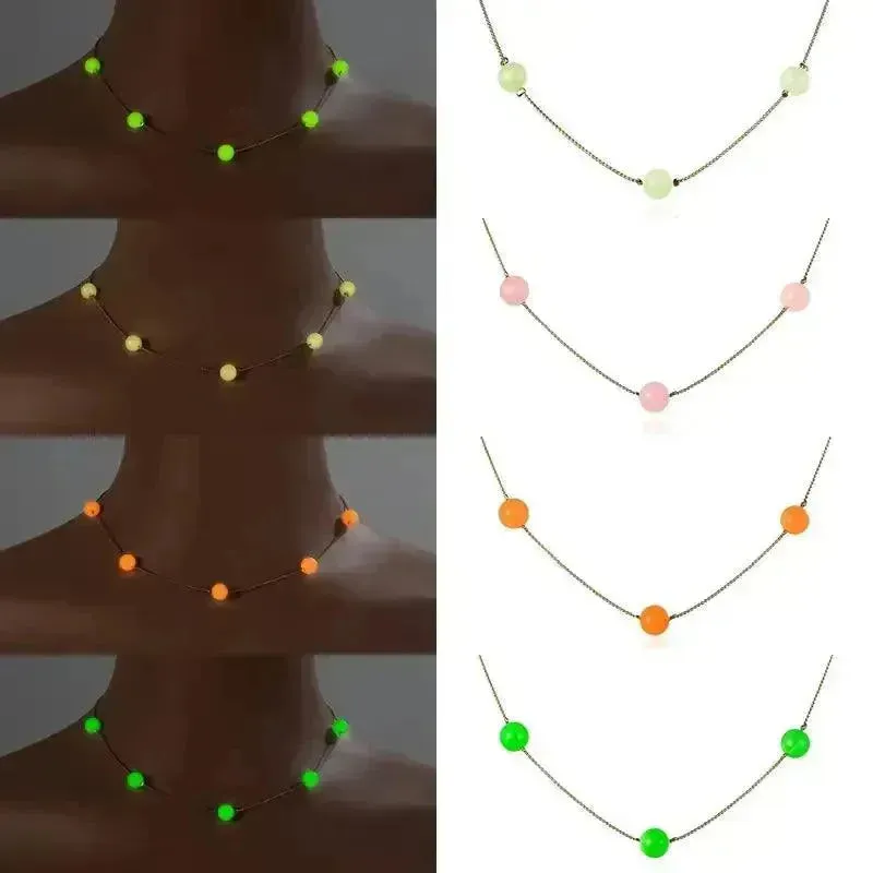 Luminous Beaded Necklace