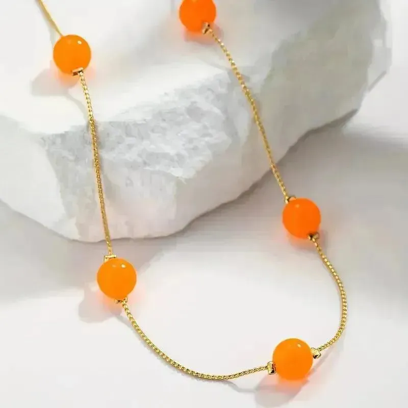 Luminous Beaded Necklace