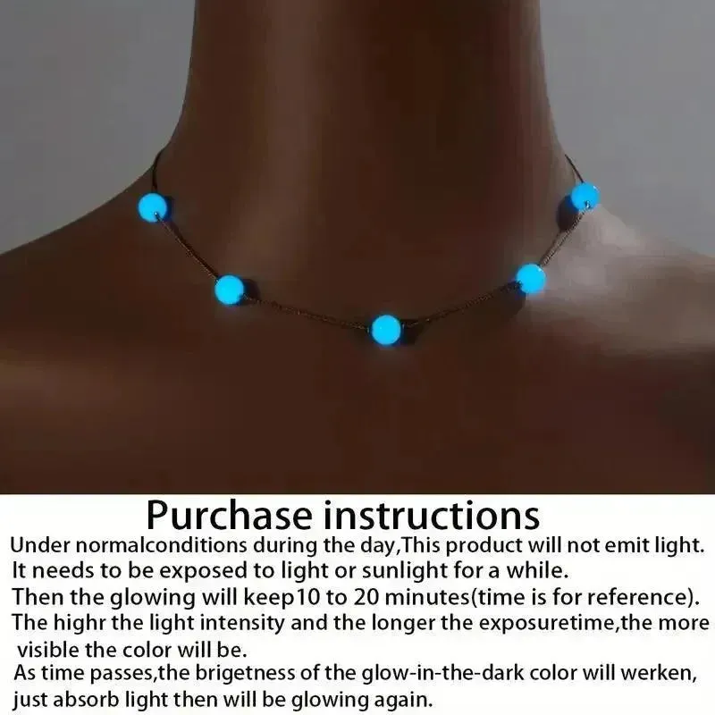 Luminous Beaded Necklace