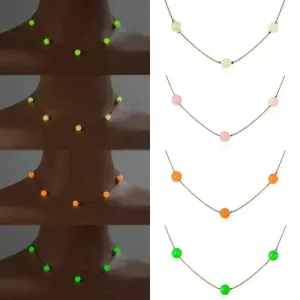 Luminous Beaded Necklace