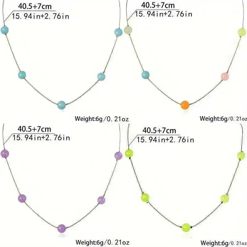 Luminous Beaded Necklace