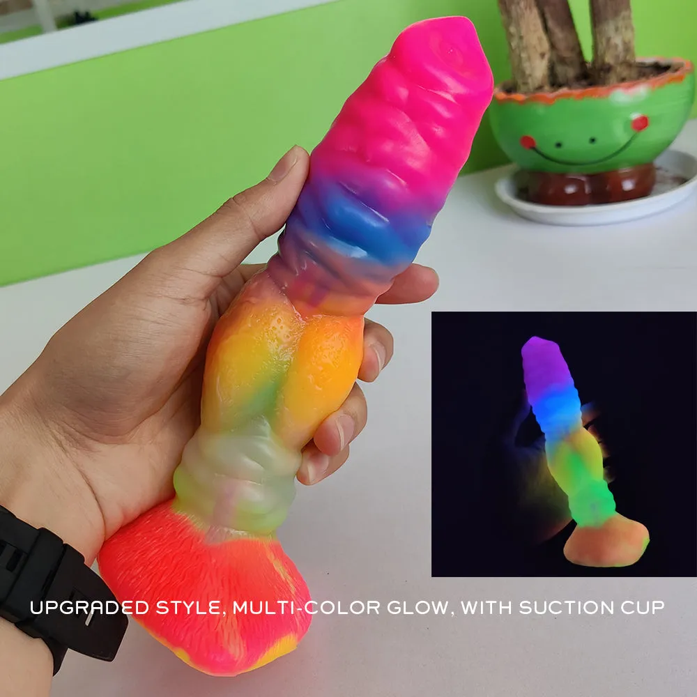 Luminous Big Knot Wolf Dildo