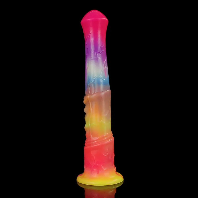 Luminous Big Knot Wolf Dildo