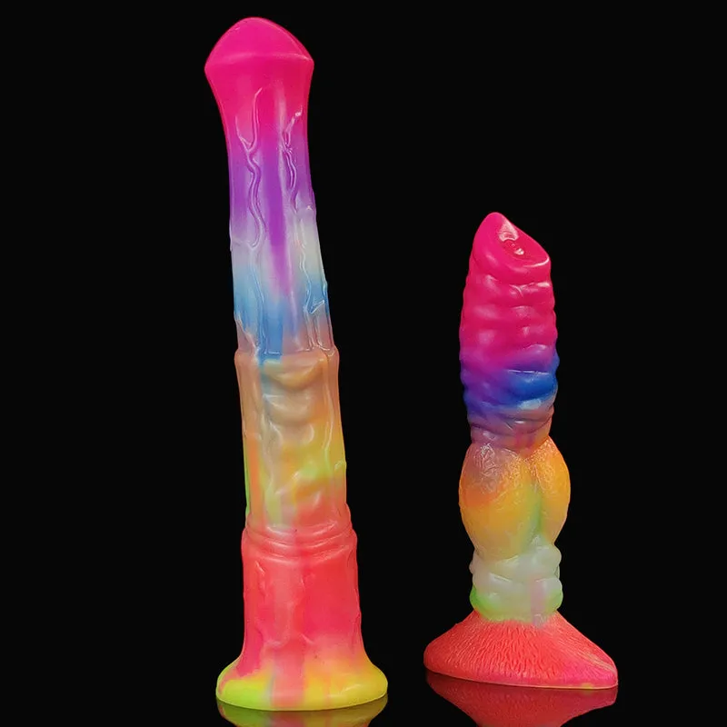 Luminous Big Knot Wolf Dildo