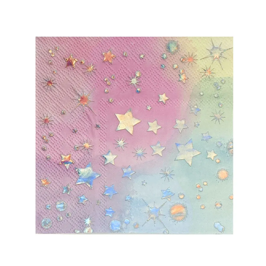 Luminous Birthday Dessert Napkins | 16ct