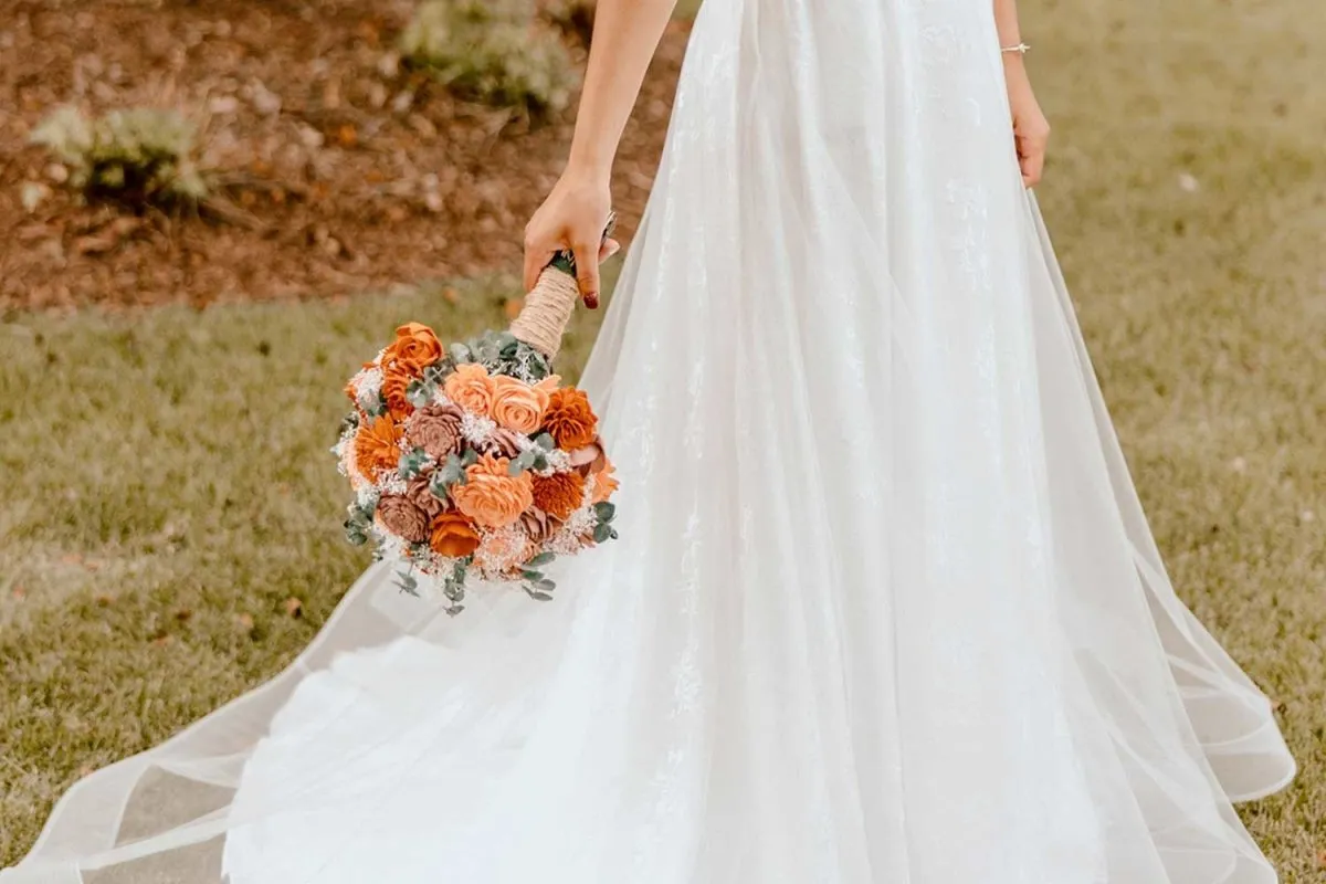 Luminous Bridal Bouquet - Ready To Ship