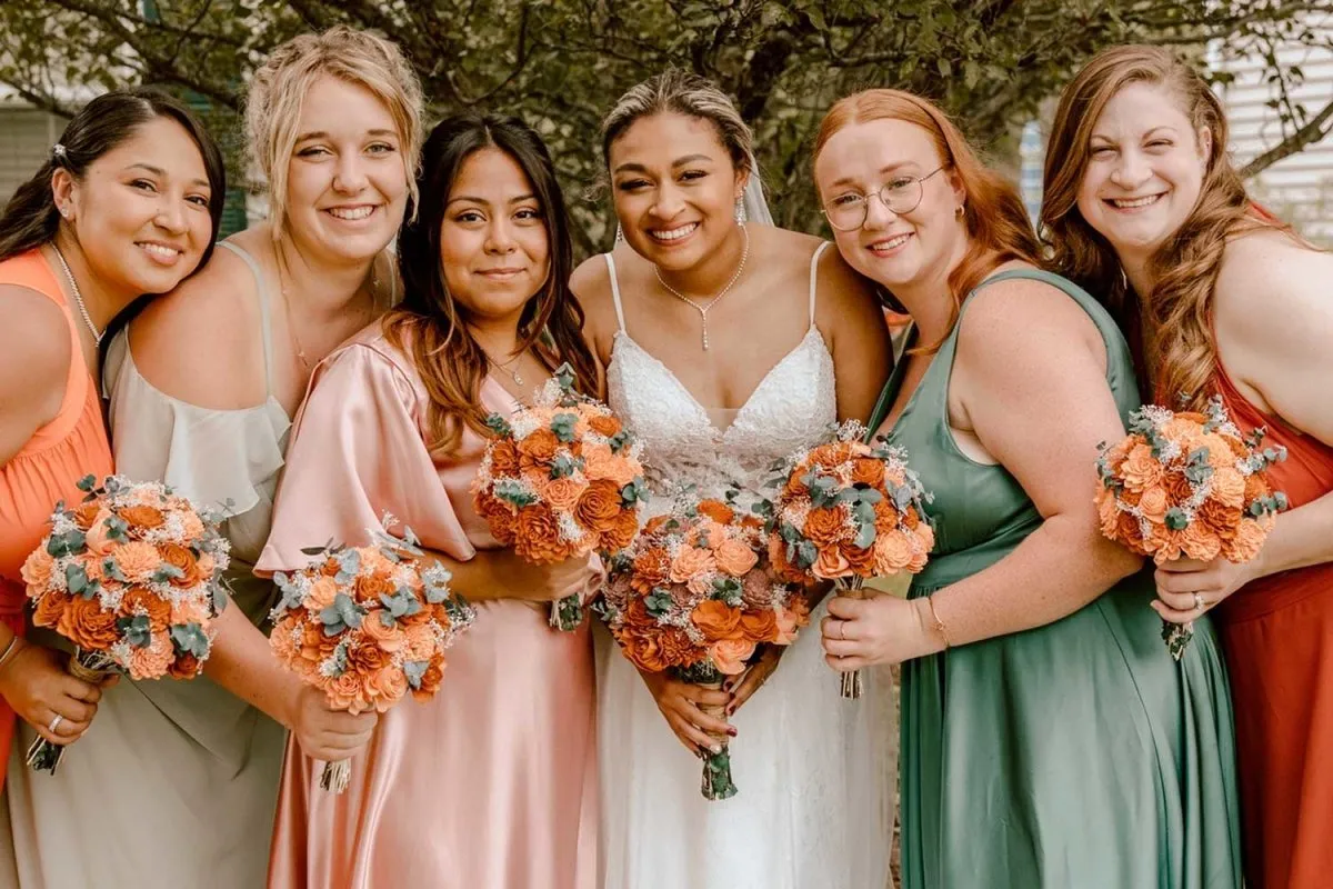 Luminous Bridal Bouquet - Ready To Ship