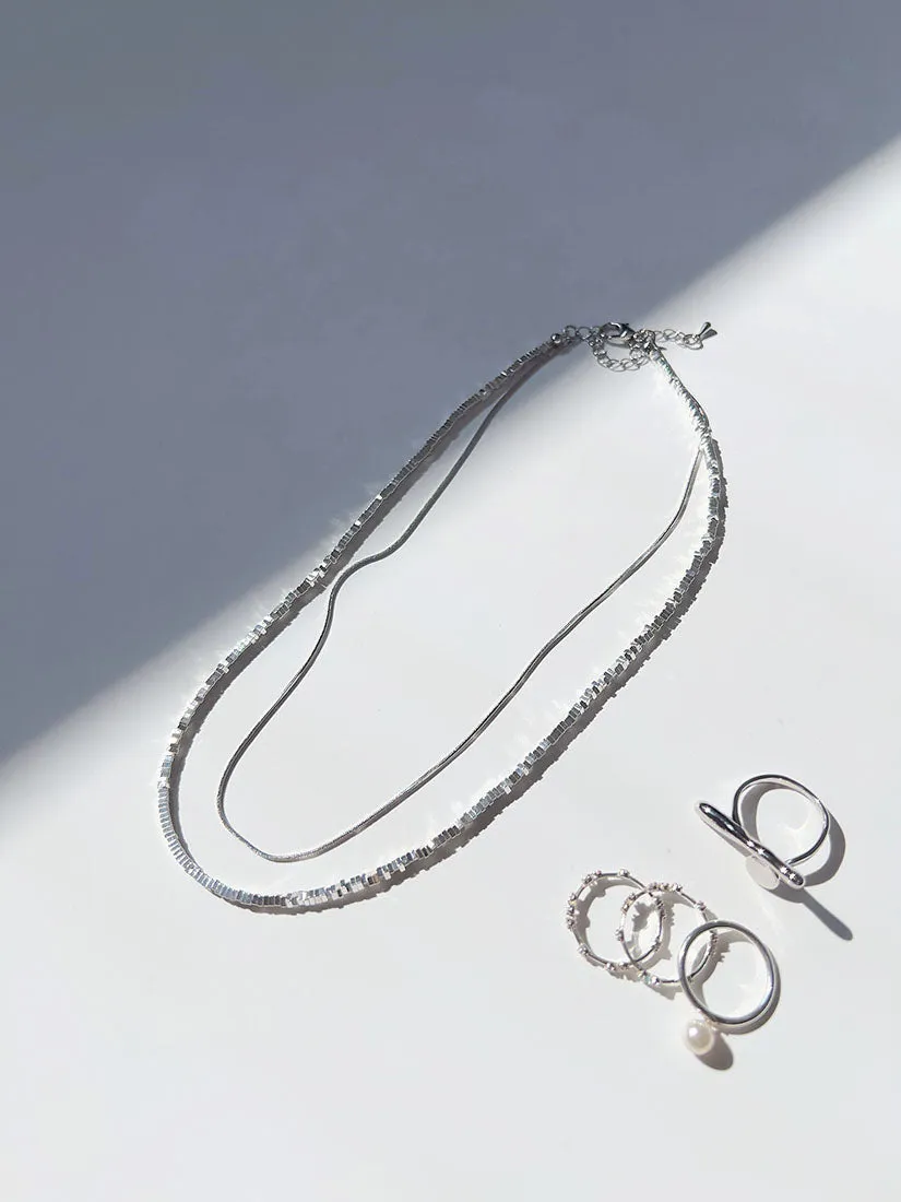 Luminous Double Necklace