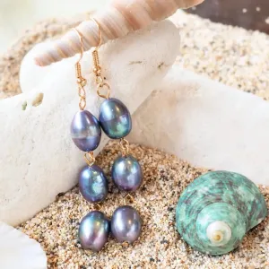 Luminous Freshwater Pearl Drop Earrings