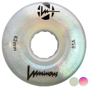Luminous LED Glitter Quad Wheel 62mm 78a - 4pack