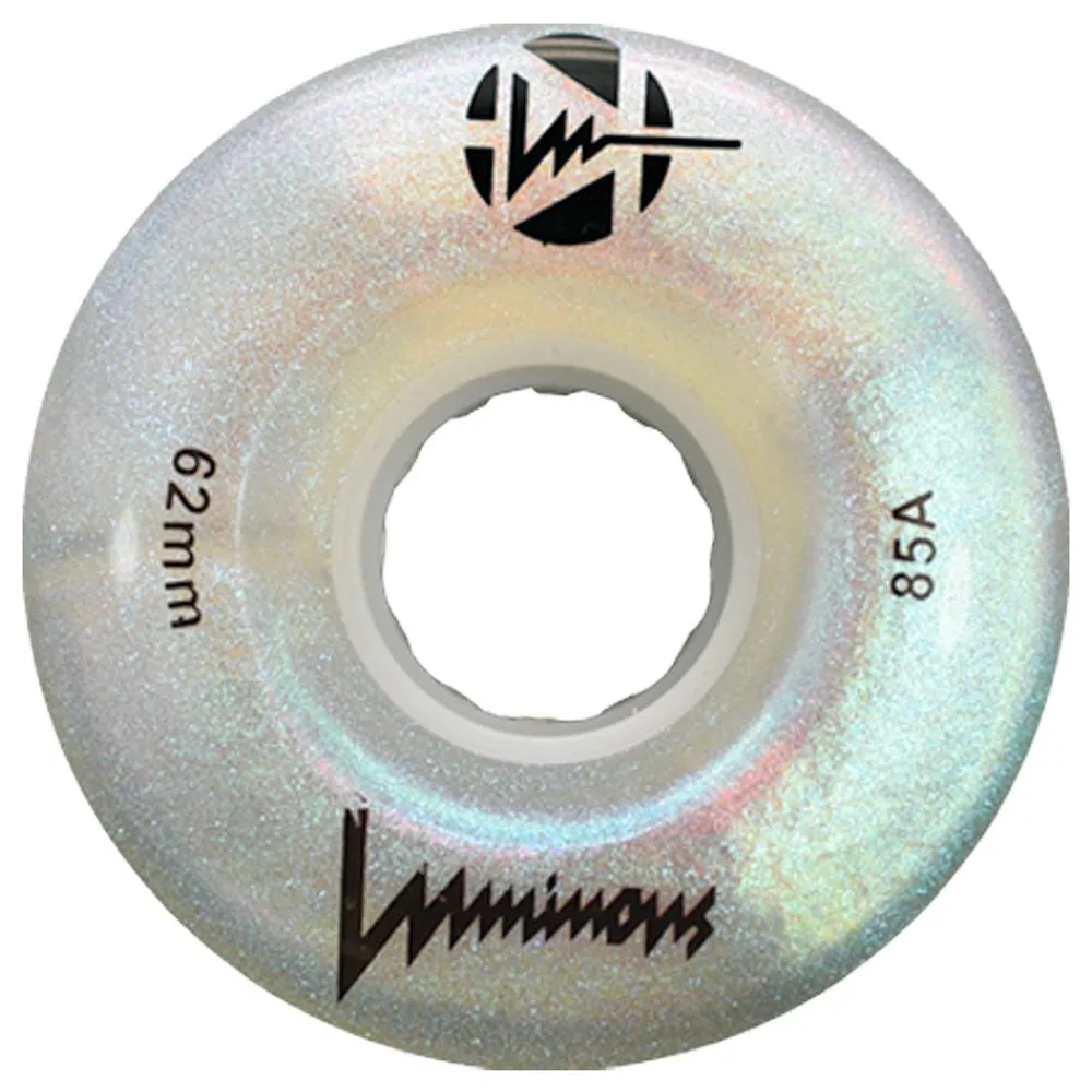 Luminous LED Glitter Quad Wheel 62mm 78a - 4pack