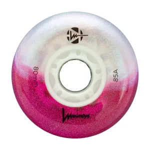 Luminous LED Inline Skate Wheels 80mm/85A - Cotton Candy - SOLD BY THE SINGLE WHEEL