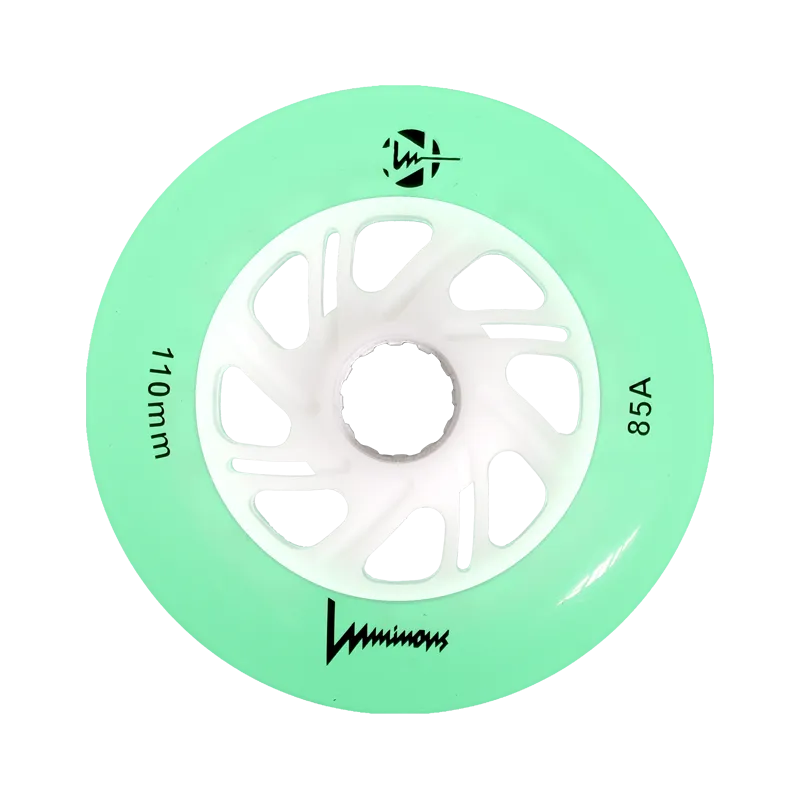 Luminous LED Inline Skate Wheels Multiple Colors 76mm 4-Pack - Sale