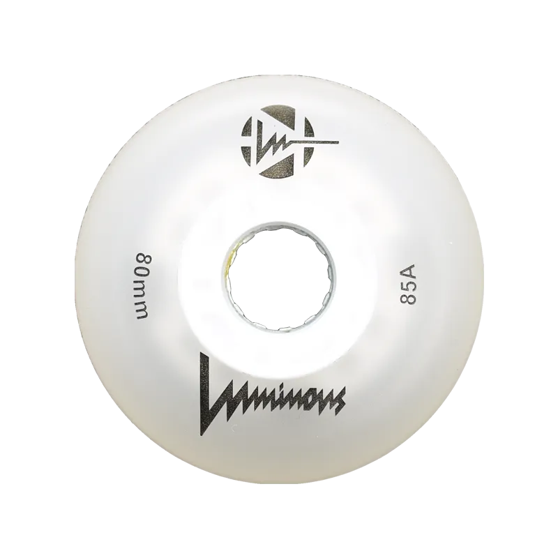 Luminous LED Inline Skate Wheels Multiple Colors 76mm 4-Pack - Sale