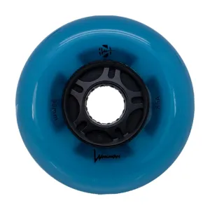 Luminous LED Inline Wheels 90mm/85a - Blue Glow - Sold by the Single Wheel