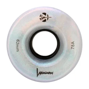 LUMINOUS LED QUAD Skate Wheels 62mm 78a - Black Pearl - Set of 4 LUMINOUS LED QUAD Skate Wheels 62mm 78a - Black Pearl - Set of 4