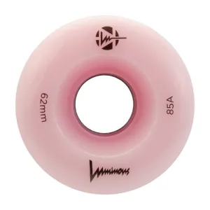 LUMINOUS LED QUAD Skate Wheels - SIXIES (6LED) - 62mm - Flamingo - Set of 4