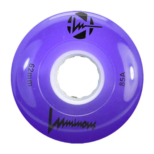 Luminous LED Quad Wheel 62mm 85a 4pack