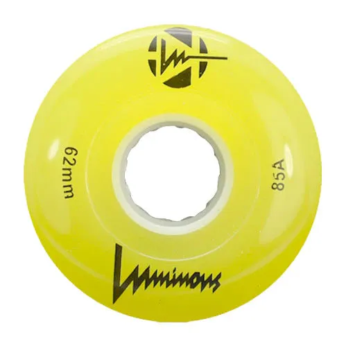 Luminous LED Quad Wheel 62mm 85a 4pack