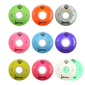Luminous LED Quad Wheel 62mm 85a 4pack