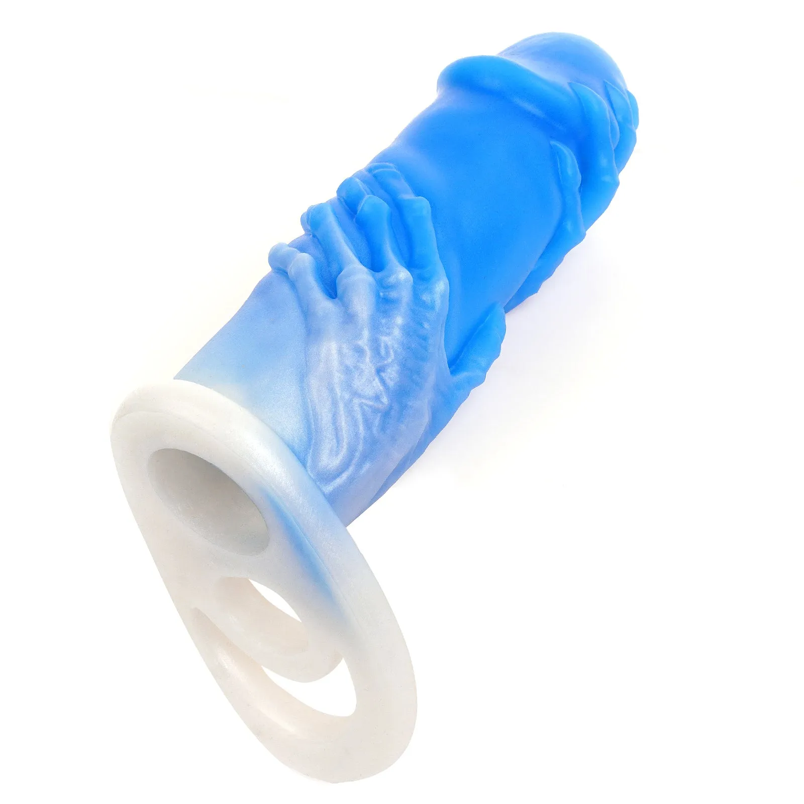 Luminous Monsterdildo Penis Sleeve - Fantasy Fist Silicone Penis Ring Cocksleeve Sex Toy for Men