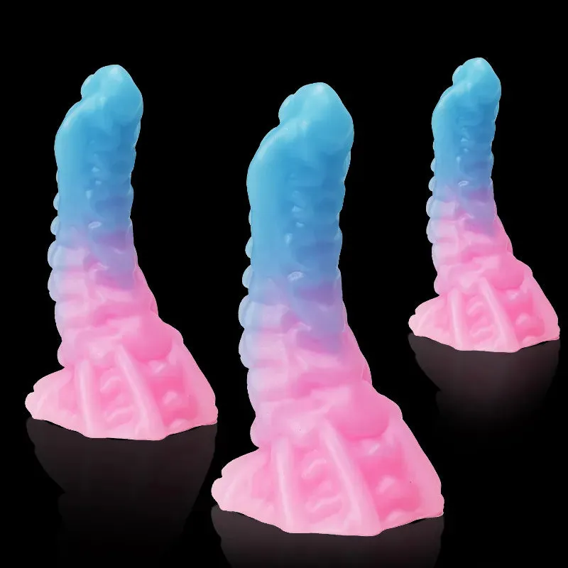 Luminous Octopus Tentacle Dildo Colorful Anal