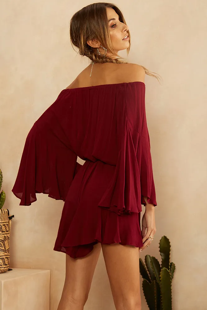 Luminous Romper Wine