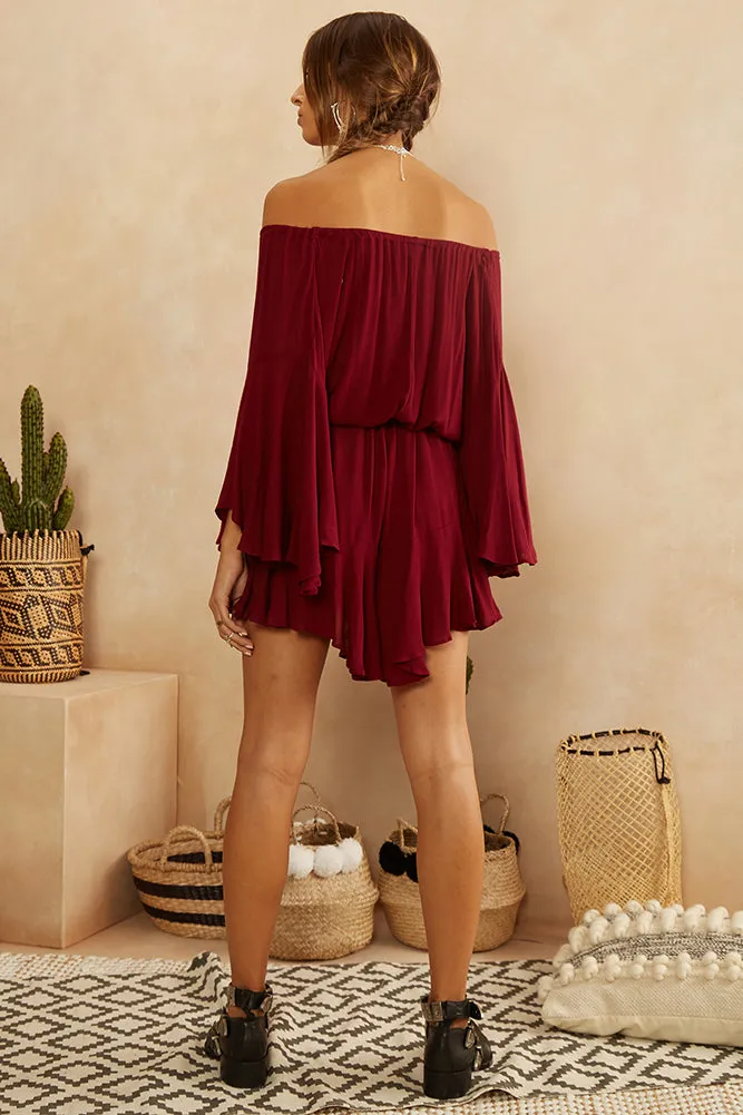 Luminous Romper Wine