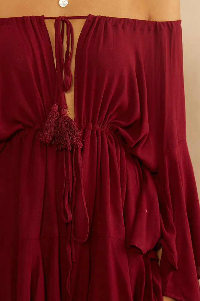 Luminous Romper Wine