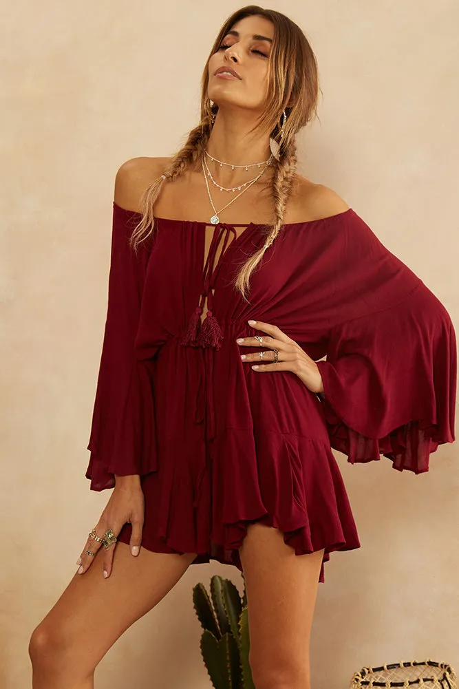 Luminous Romper Wine