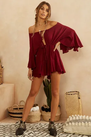 Luminous Romper Wine