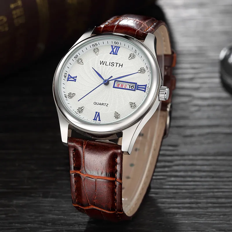 Luminous simple steel strap watch W11P8602