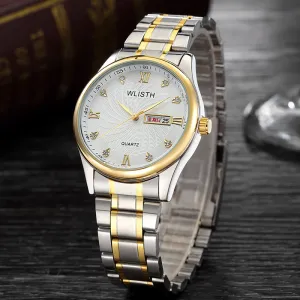 Luminous simple steel strap watch W11P8602